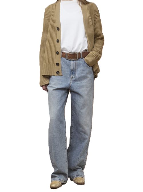 bruun - signature baggy denim | classic blue Róhe | 820-31-216470_502 CLASSIC BLUE